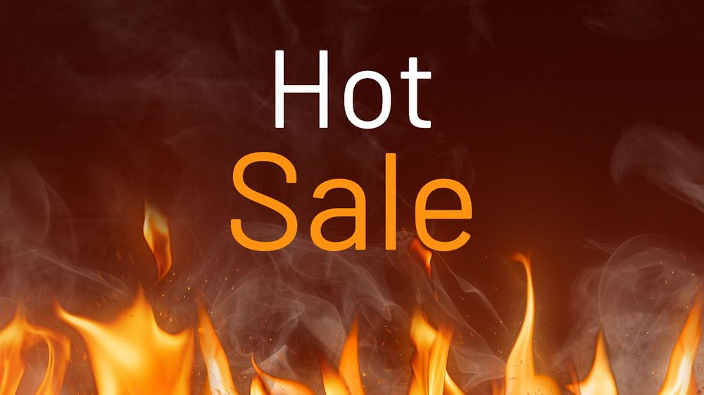 Hot sale blog banner template, editable text