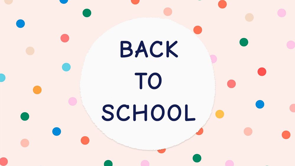 Back to school blog banner template, editable text