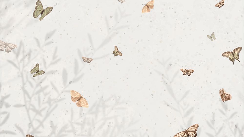 Editable butterfly nature   desktop wallpaper