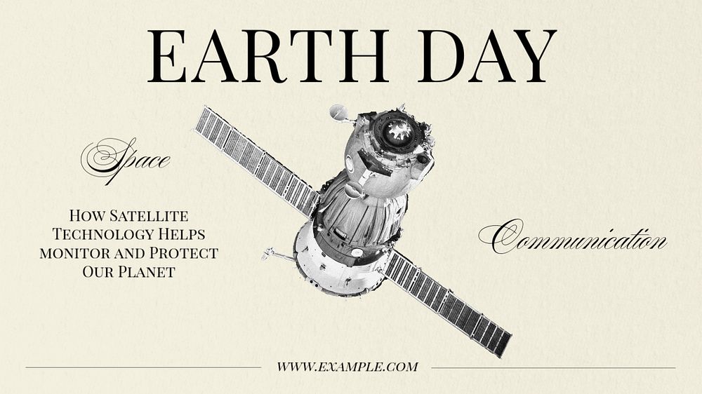 Earth day  blog banner template, editable text