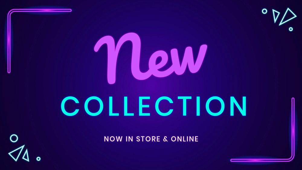 New collection blog banner template, editable text