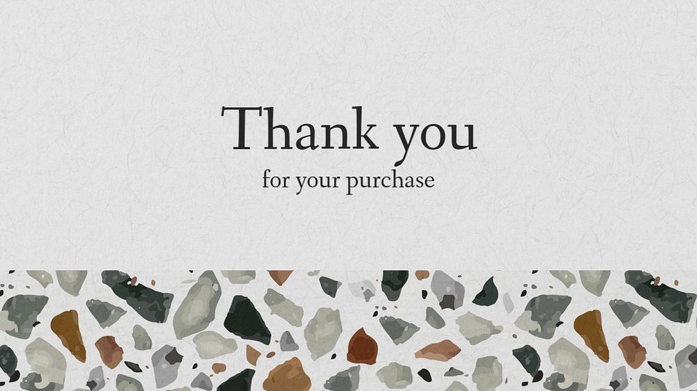 Thank you blog banner template, editable text