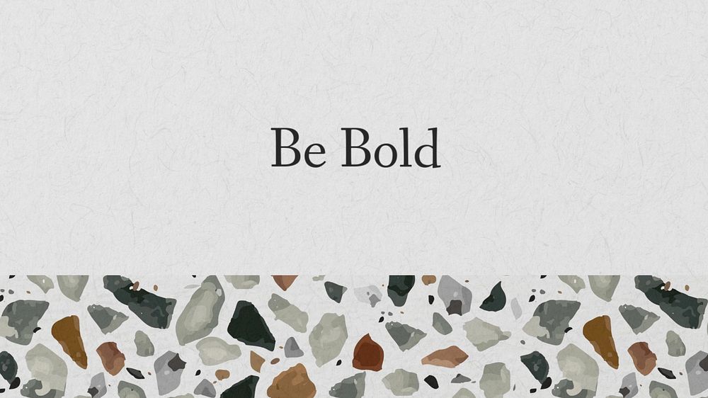 Be bold blog banner template, editable text