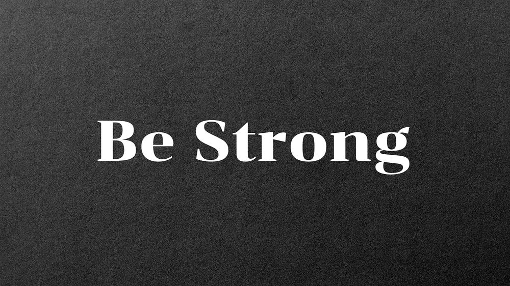 Be strong blog banner template, editable text