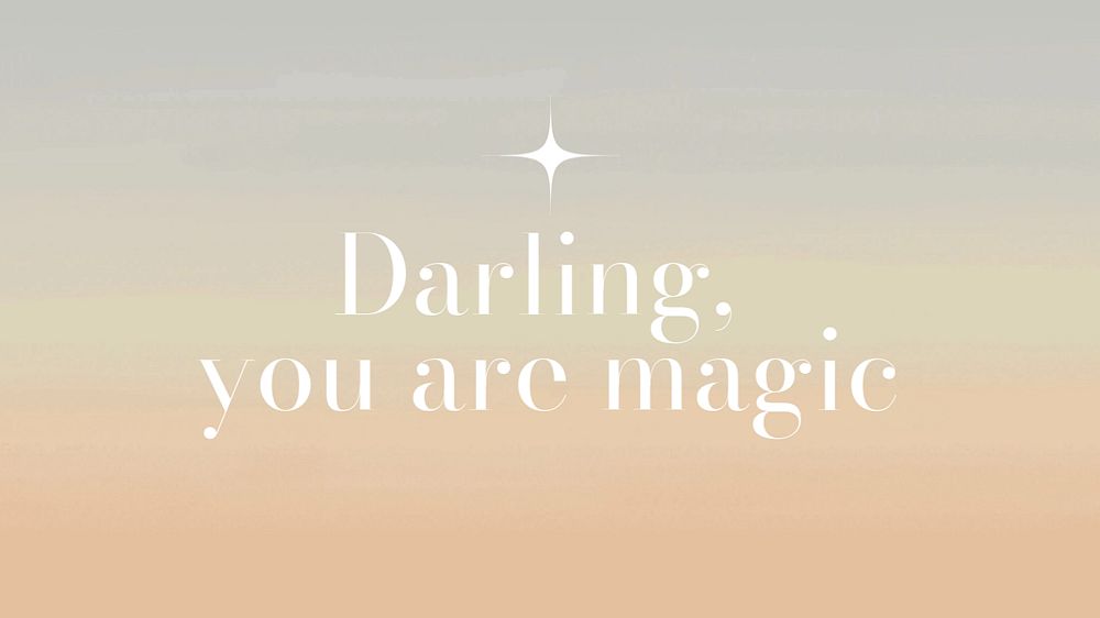 You are magic blog banner template, editable text