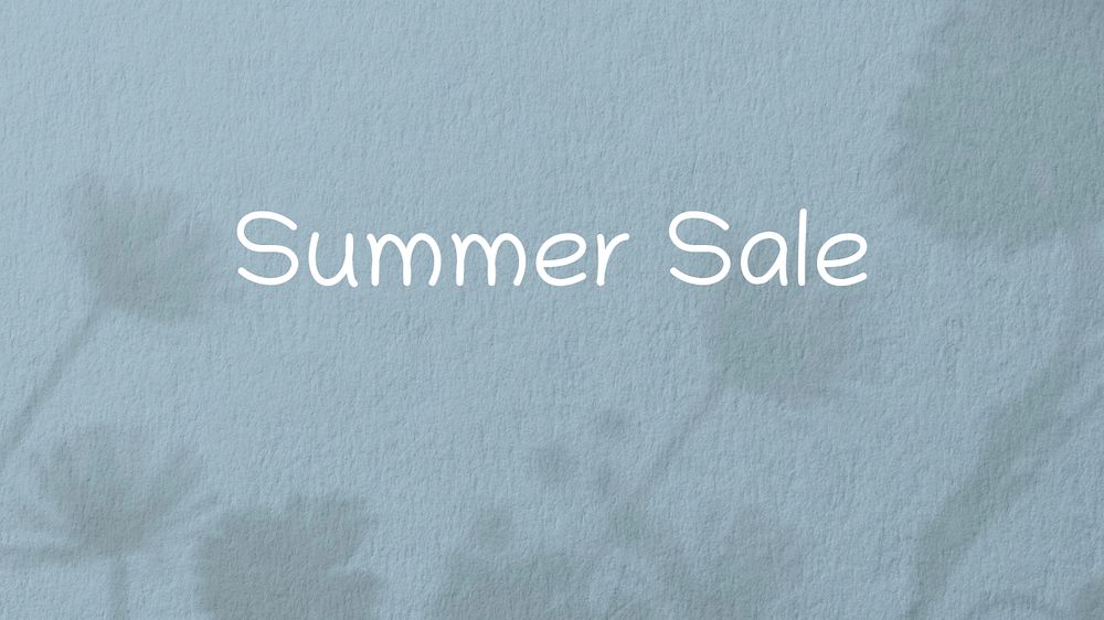 Summer sale blog banner template, editable text