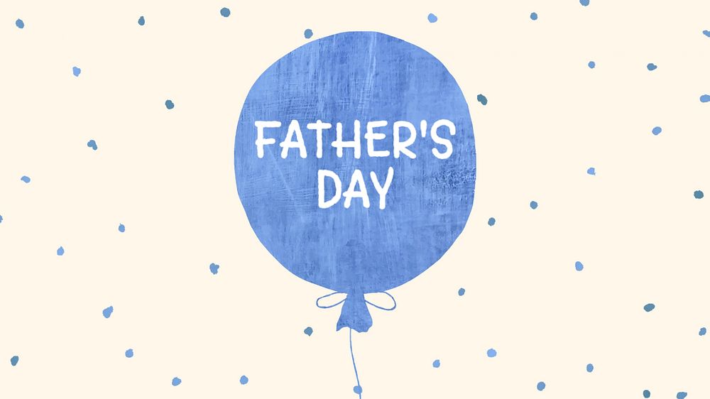 Father's day blog banner template, editable text