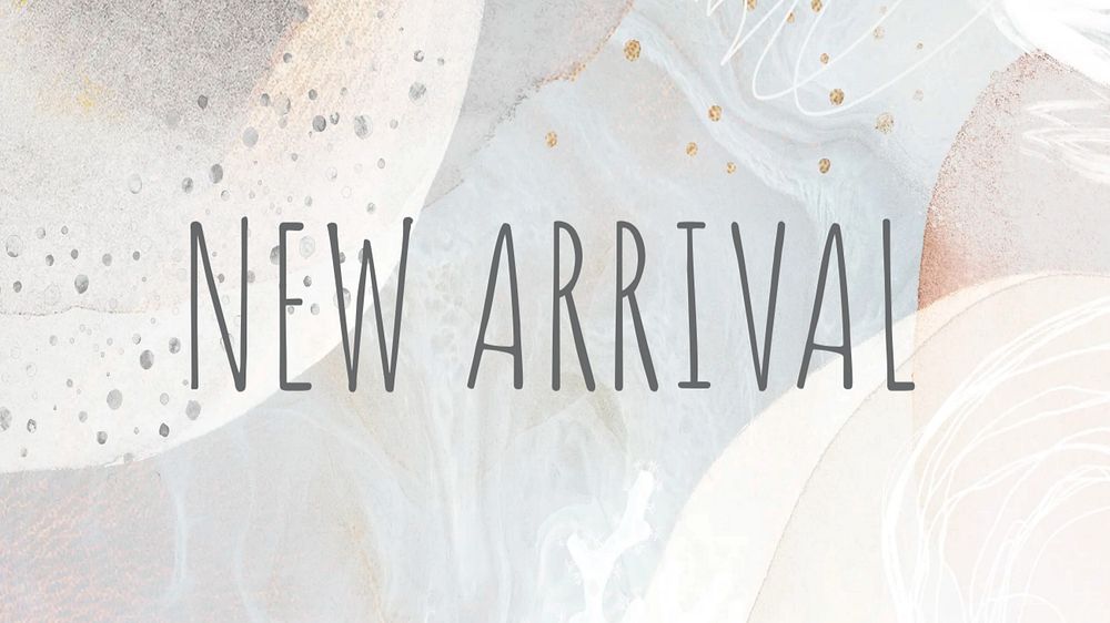 New arrival blog banner template, editable text