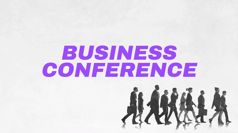Business Conference blog banner template, editable text