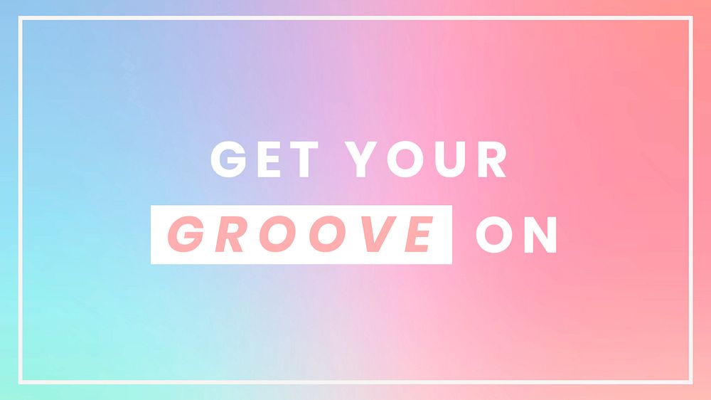 Dance & groove blog banner template, editable text