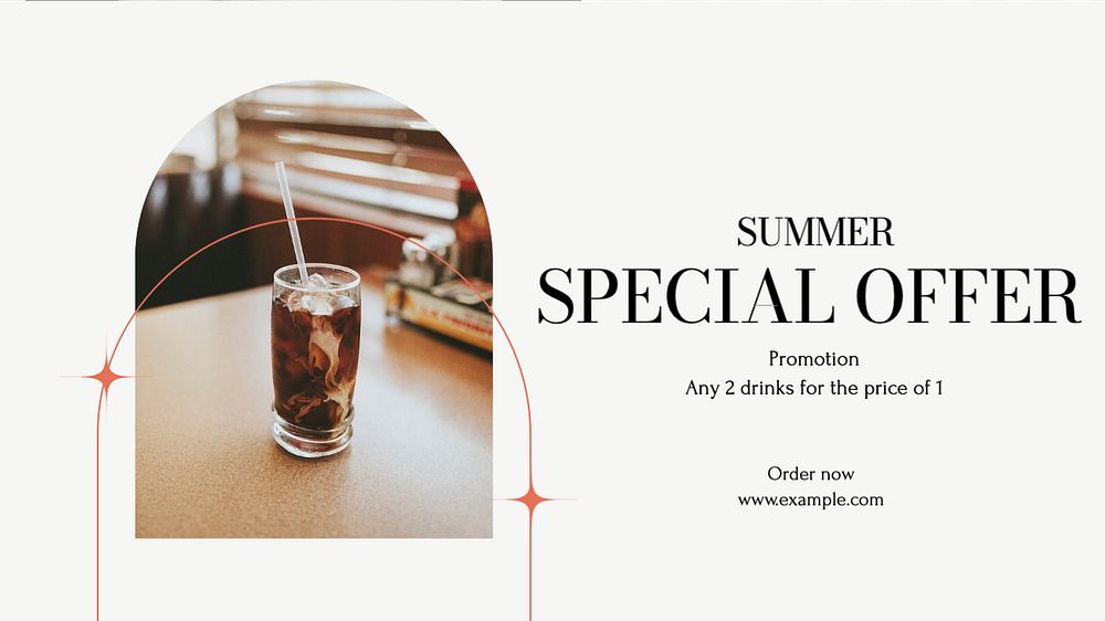 Special offer  blog banner template, editable text