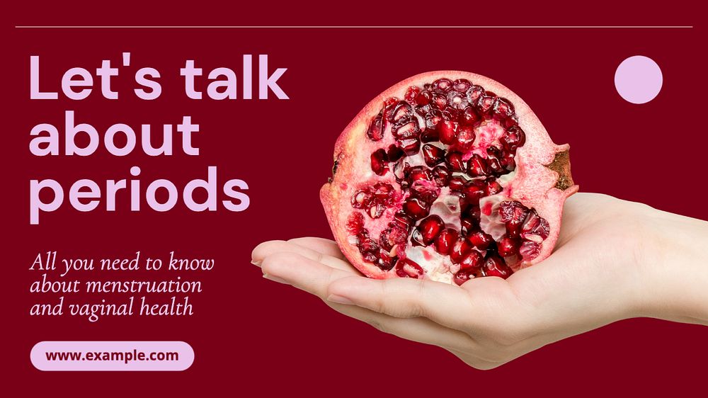 Women's health  blog banner template, editable text