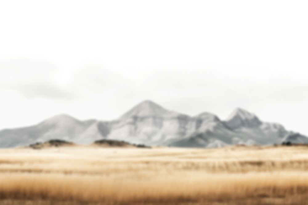 Editable blurred mountain landscape backdrop