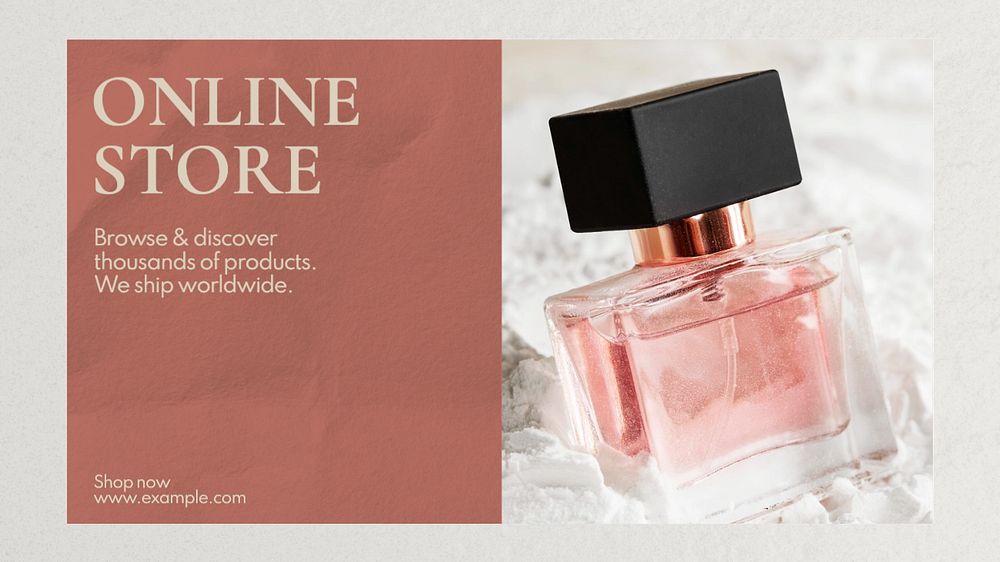 E-commerce online shopping ads  blog banner template, editable text