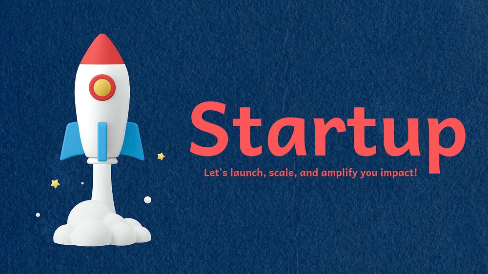 Startup, slide presentation template, editable business design