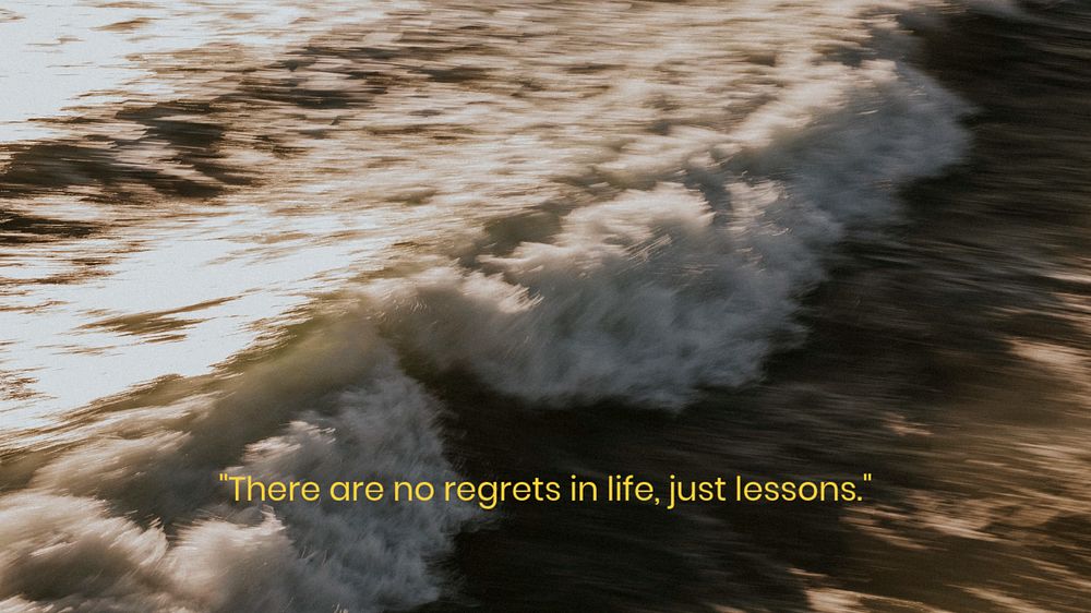 Inspirational quote desktop wallpaper template, editable design