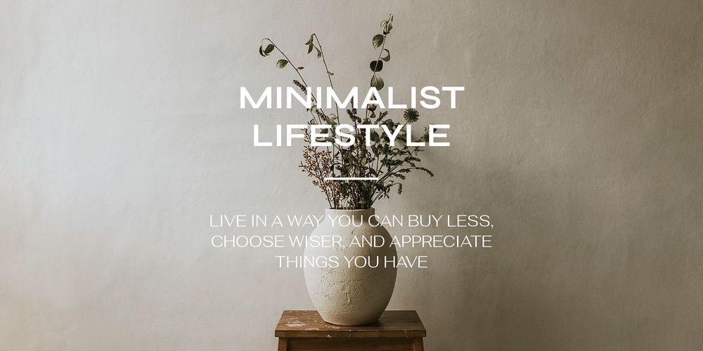 Minimalist lifestyle Twitter ad template, editable brown design