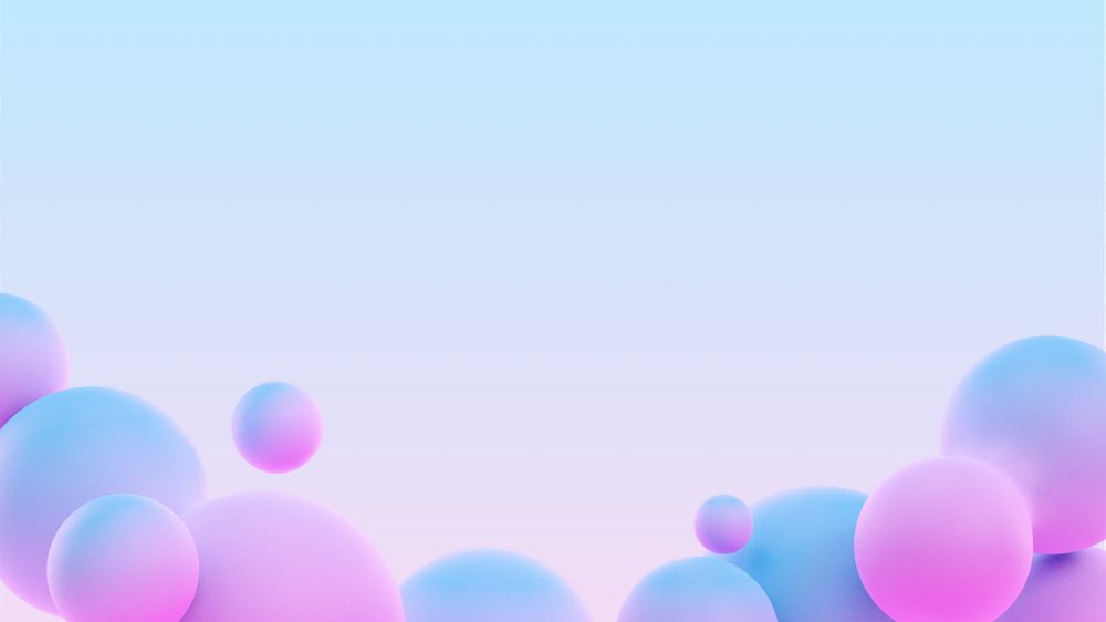 3D liquid fluid desktop wallpaper, editable gradient design