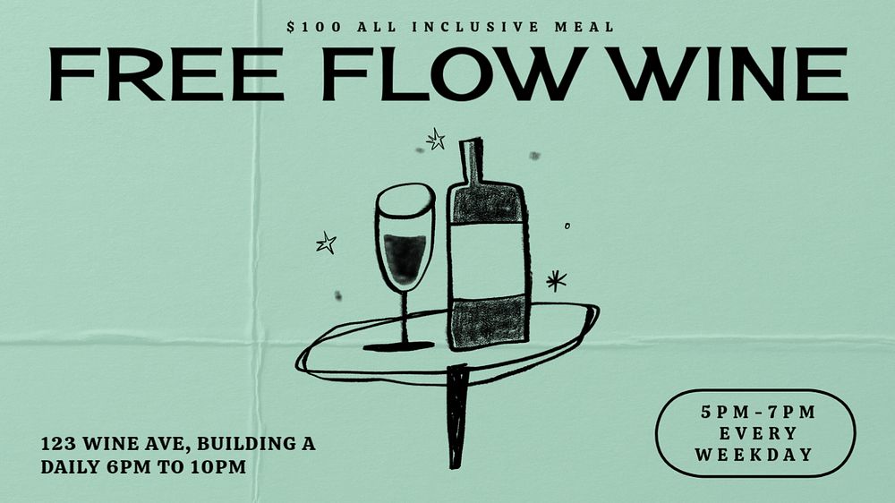 Free flow blog banner template, editable design