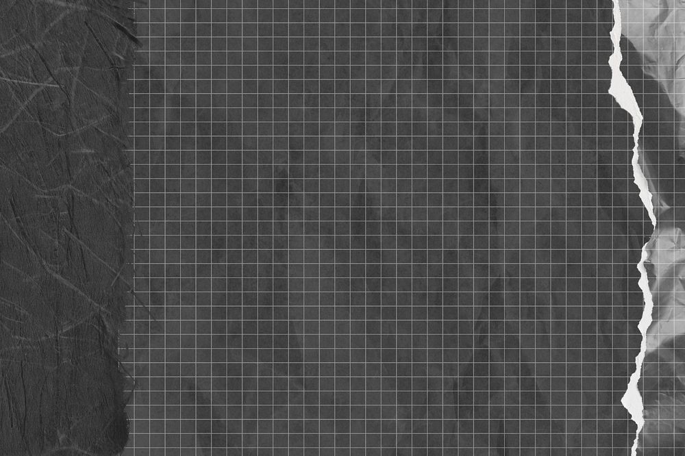 Black grid paper, editable ripped | Premium Editable Design - rawpixel