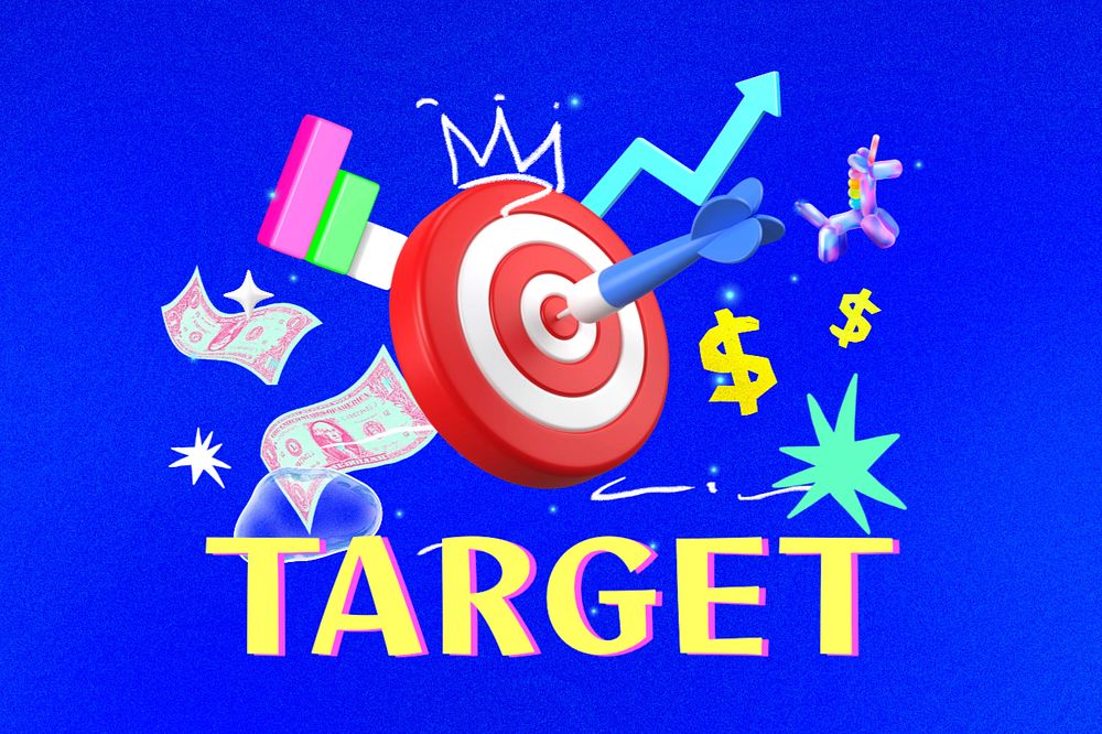 Editable target collage remix design