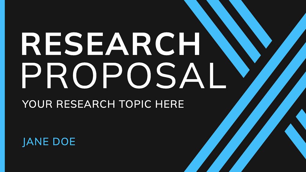 Research proposal presentation template, editable | Premium Editable ...