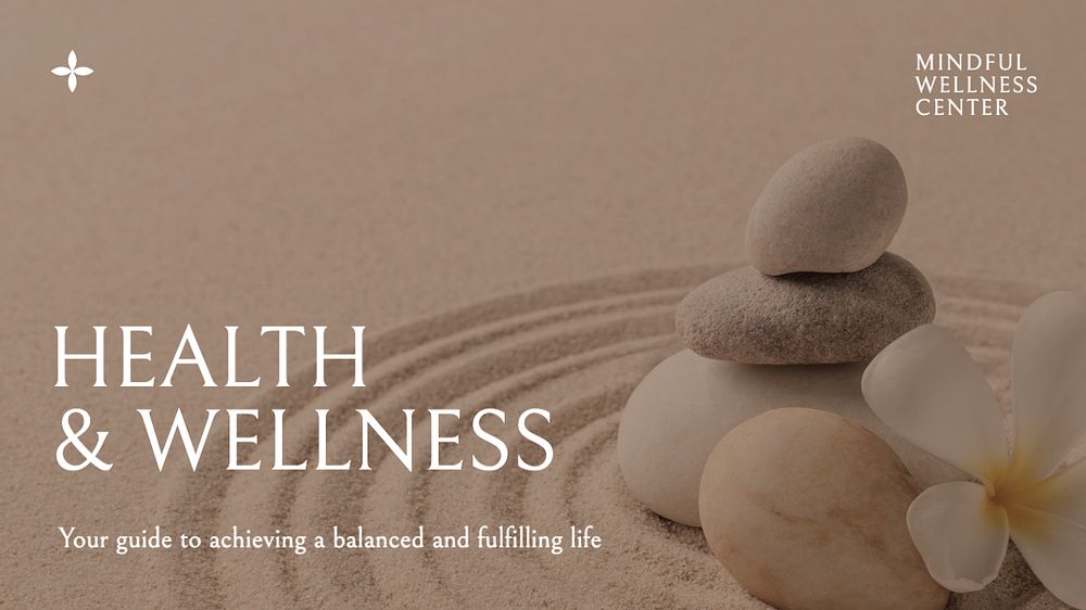 Health wellness presentation template Premium Editable Template
