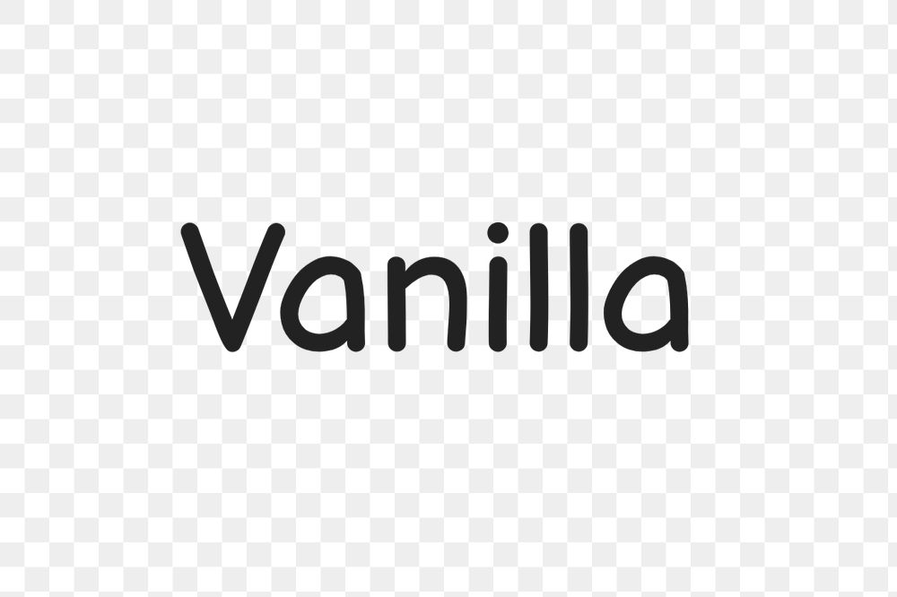 Vanilla text
