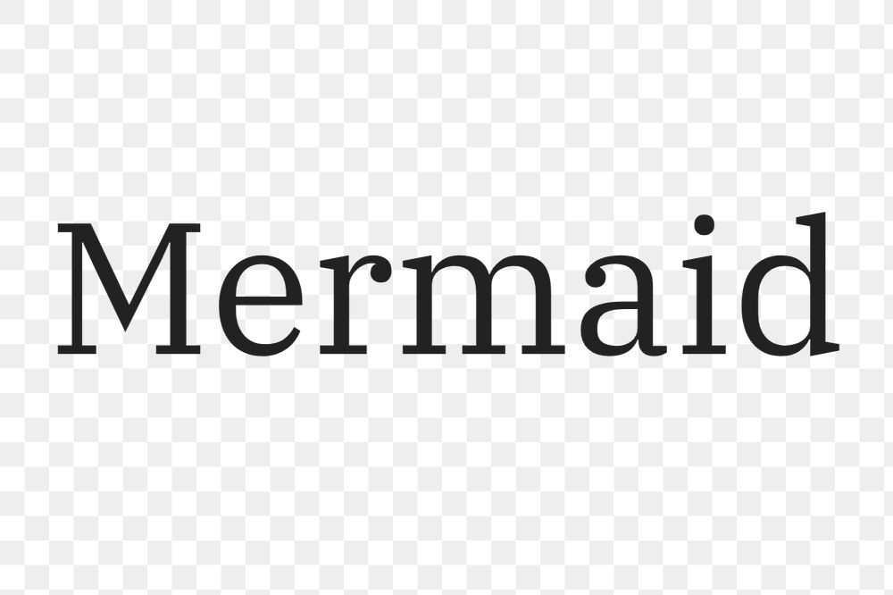 Mermaid text