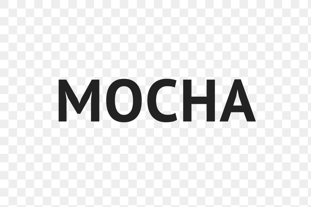 Mocha text