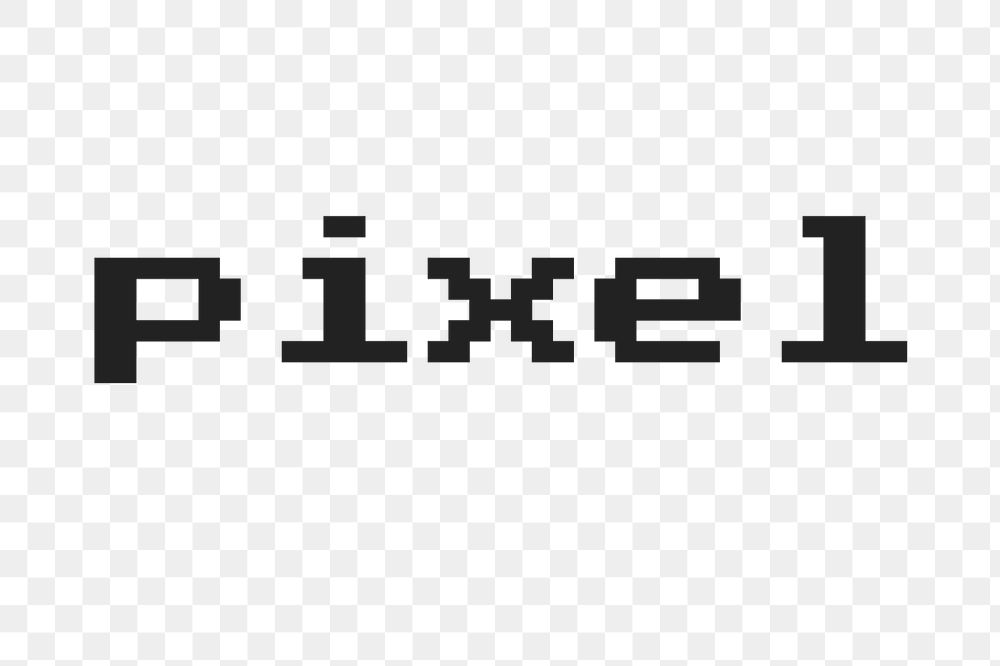 Pixel text