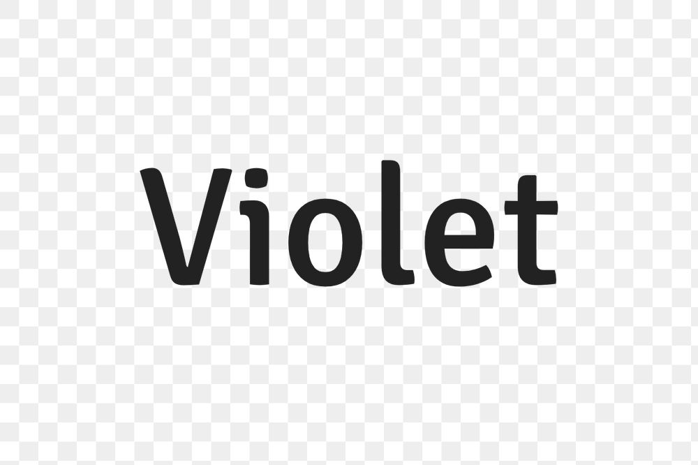 Violet text