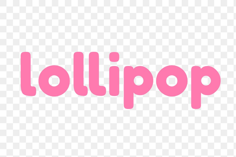 Lollipop text