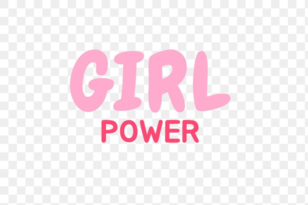 Girl power text