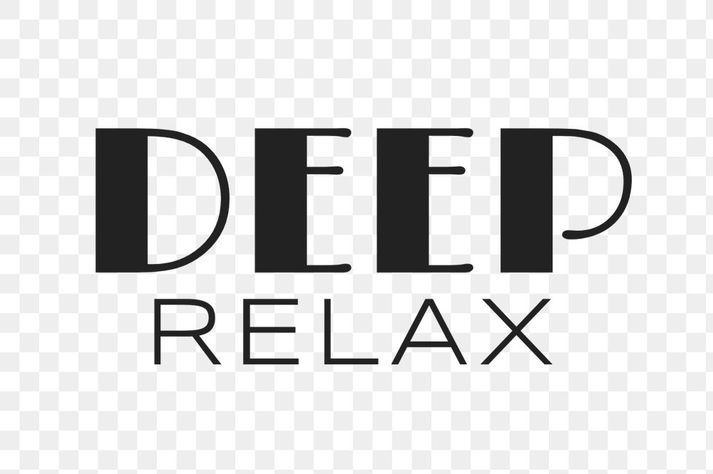 Deep relax text