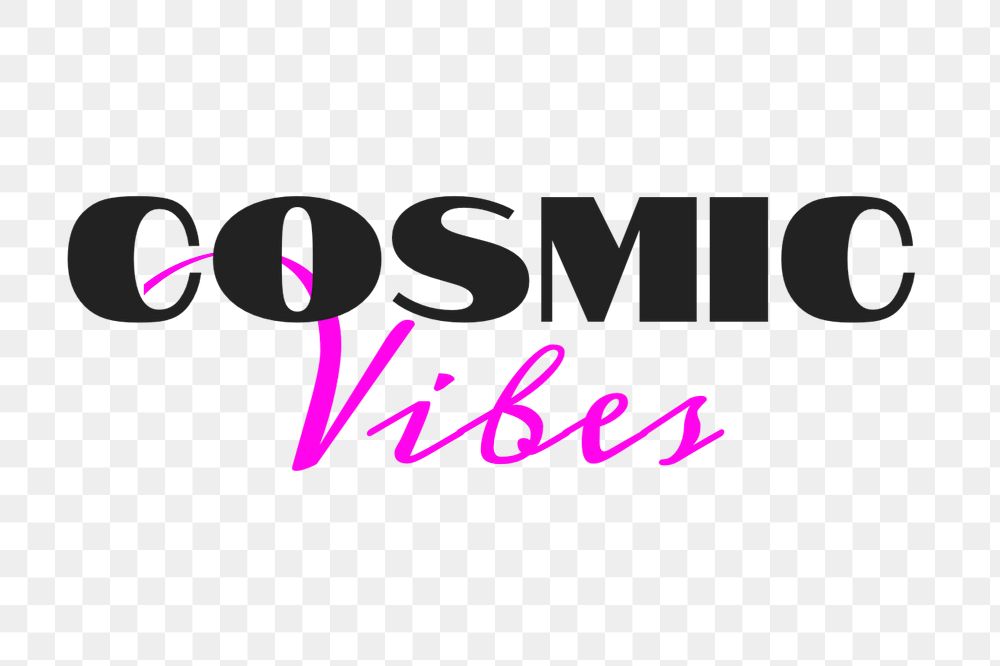 Cosmic vibes text