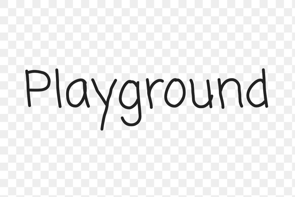 Playground text