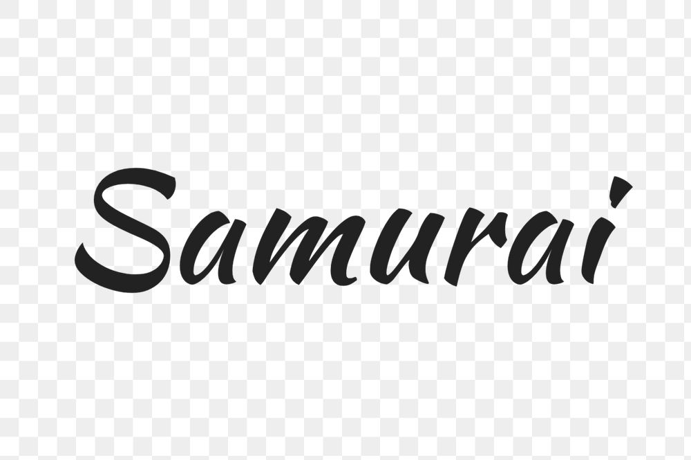 Samurai  text