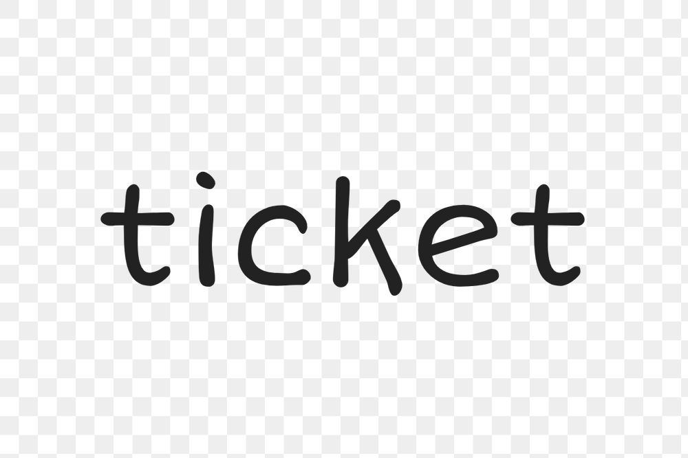 Ticket text