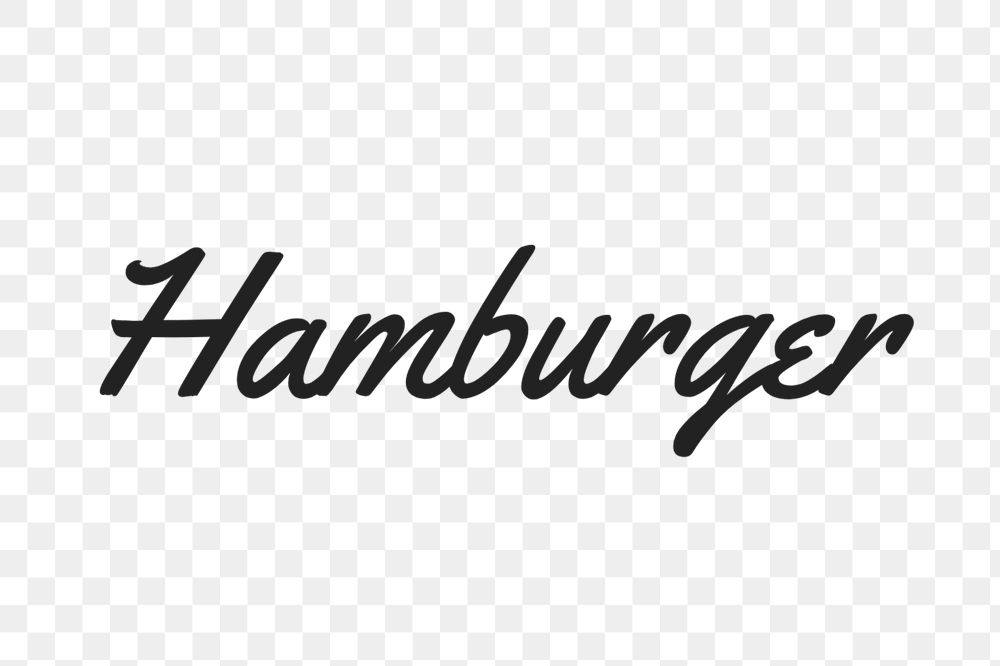 Hamburger text