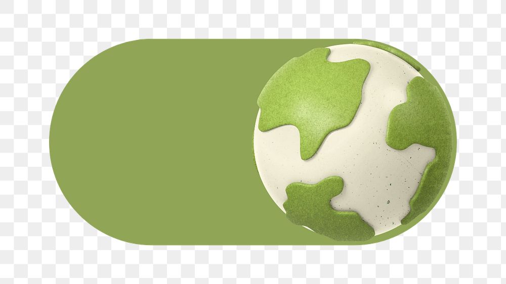 Globe slide icon png, editable design