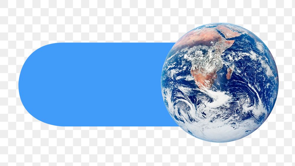 Globe earth slide icon png, editable design