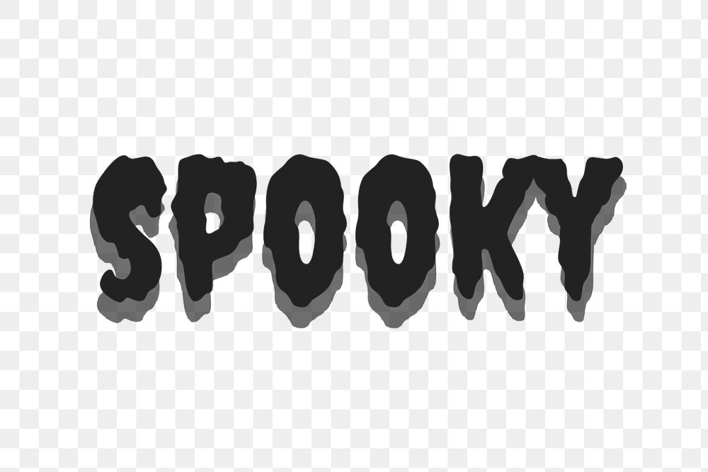 Editable text effect, spooky Halloween design