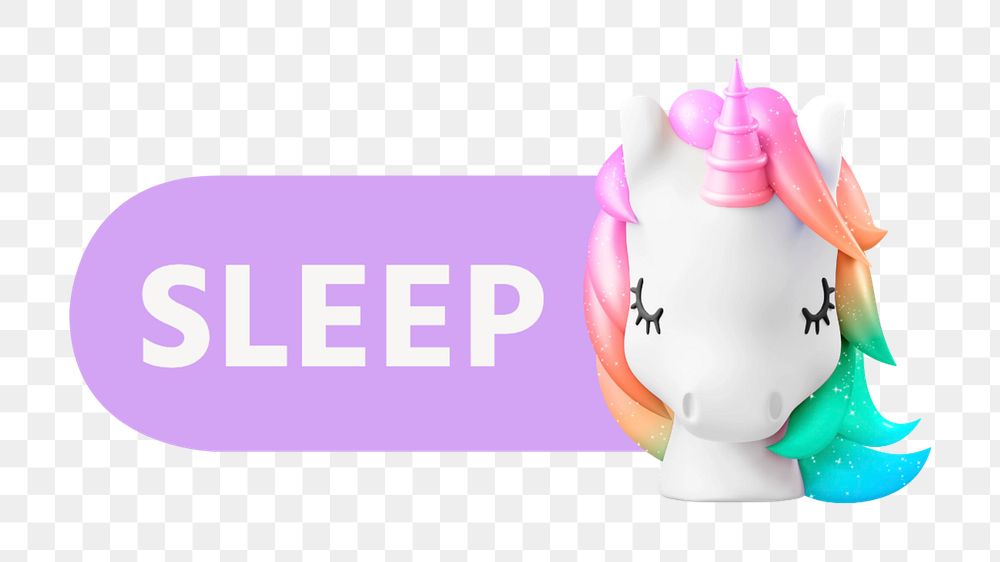 Unicorn slide icon png, editable design