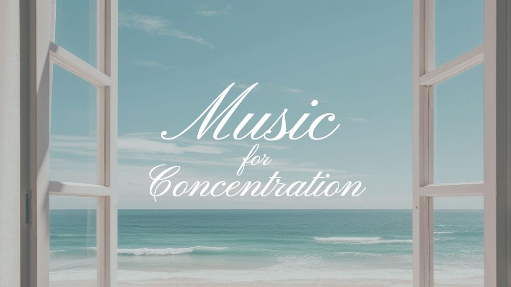 Music playlist Youtube cover template, editable design