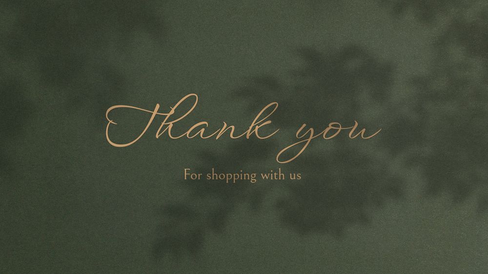 Thank you Facebook event cover template, editable design