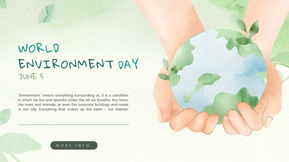 World environment day presentation template