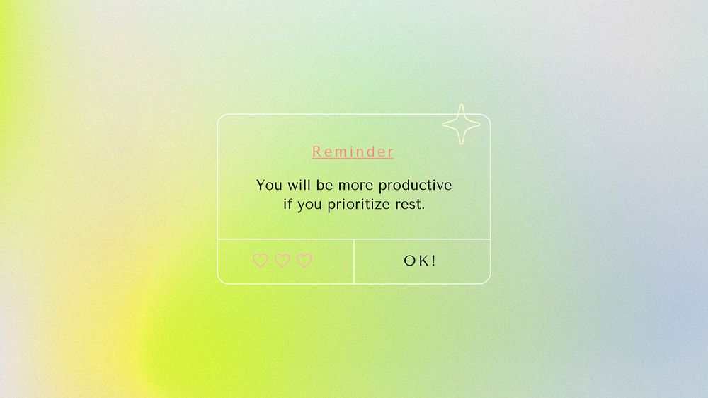Reminder ppt presentation template, editable quote