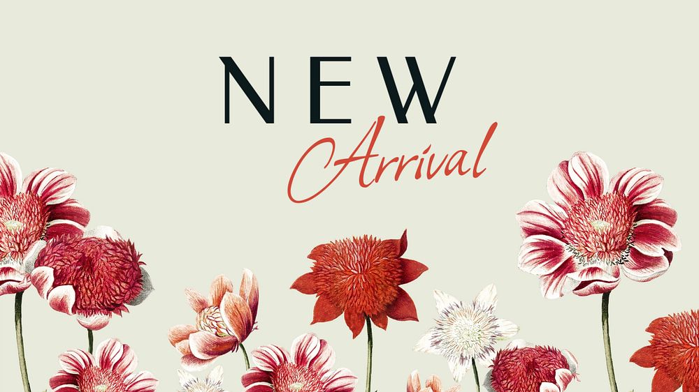 New arrival blog banner template