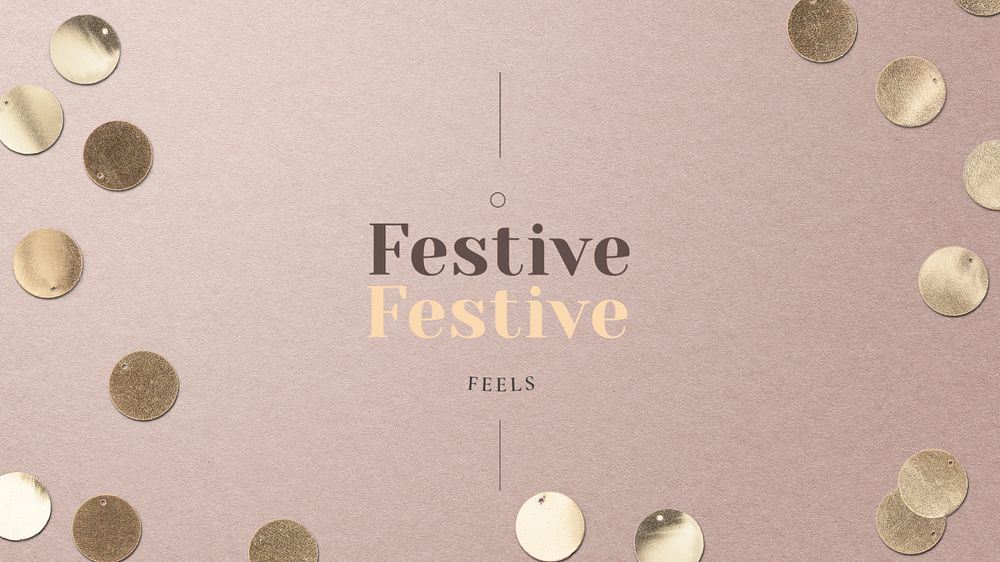 Festive greeting blog banner template, editable design